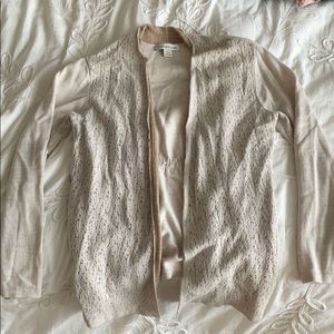 Cold water creek sweater with drawstring detail
